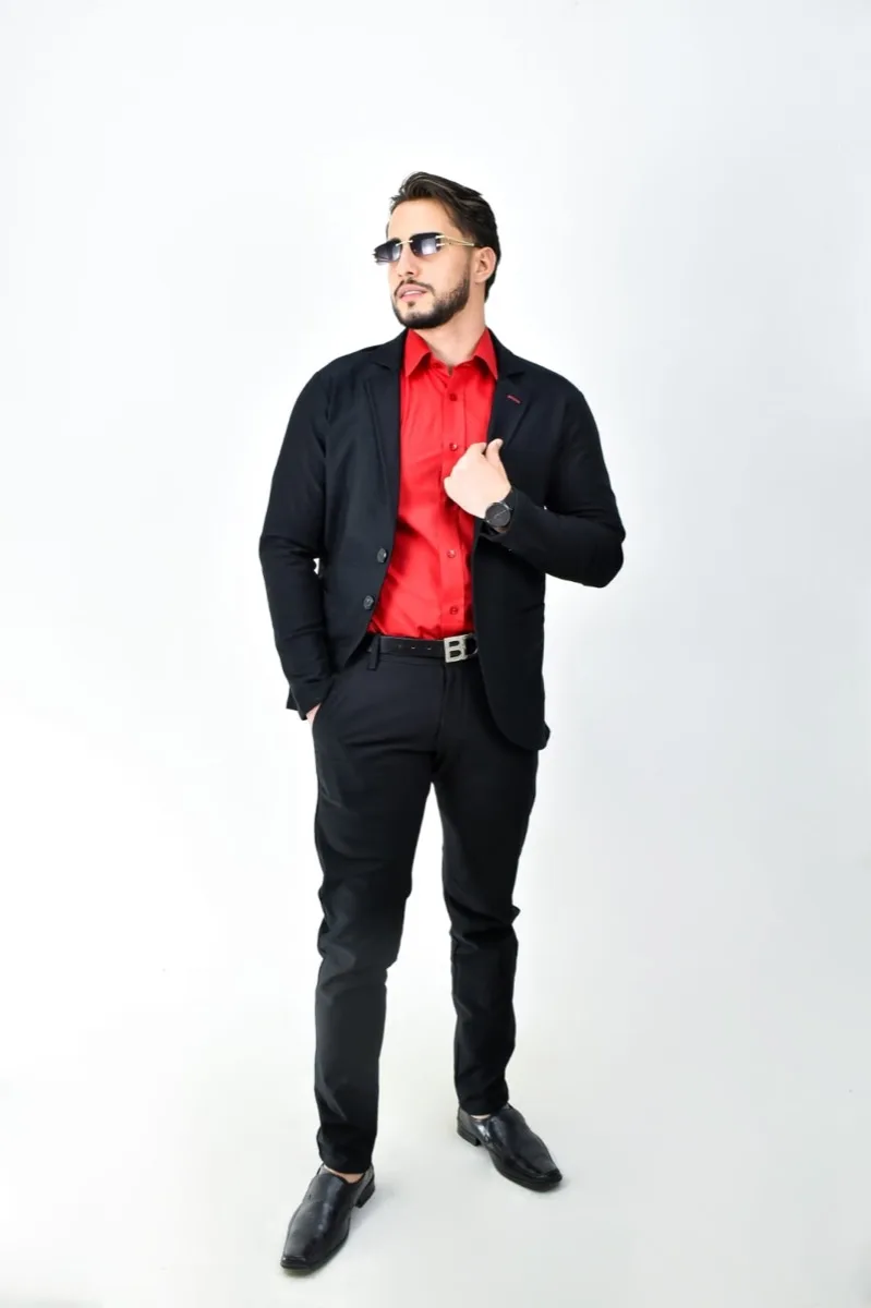 Blazer Punto Roma Negro