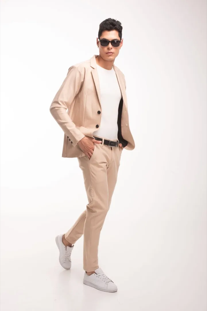 Blazer Punto Roma Beige