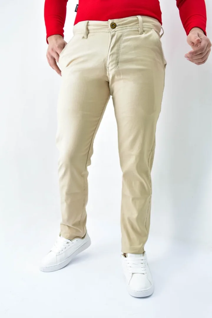 Pantalón Drill Galleta Hueso