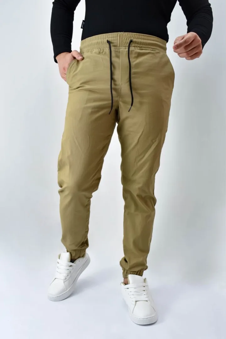 Jogger de Drill Khaki