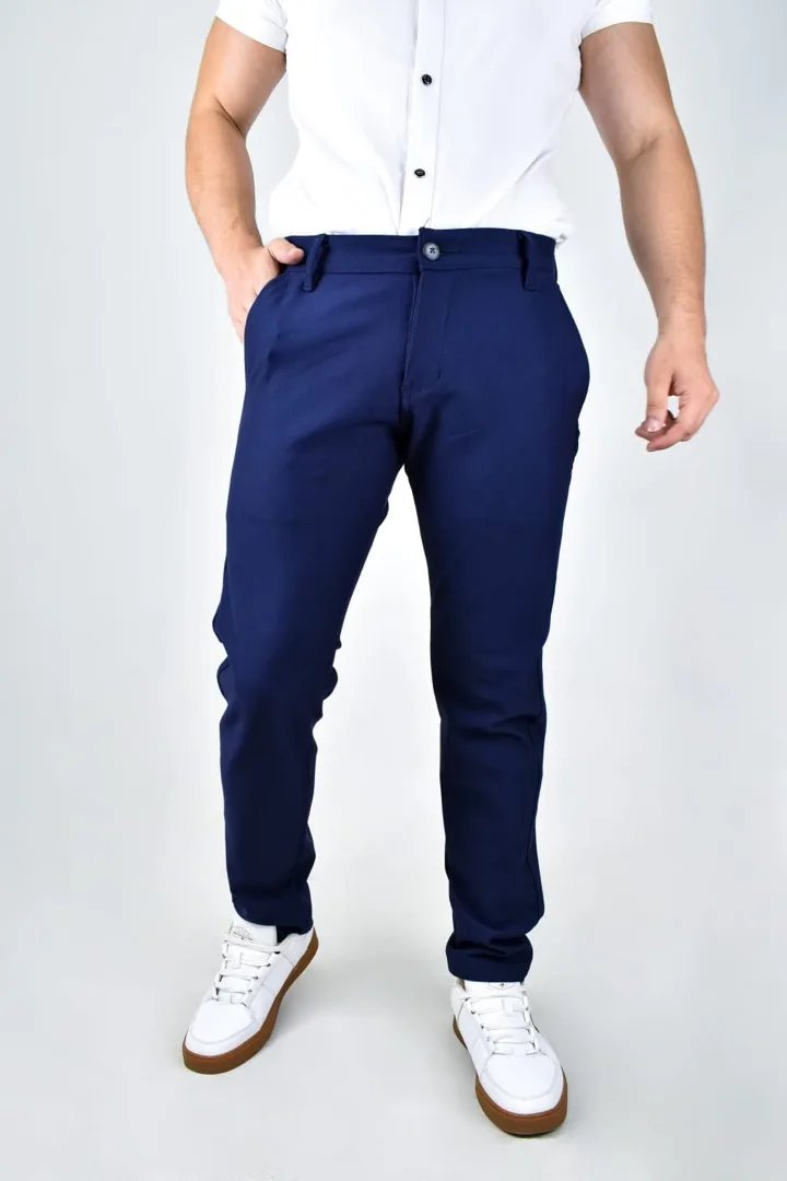 Pantalón Punto Roma Azul marino